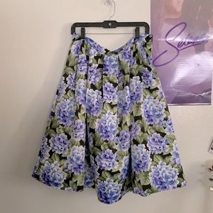 Forever21 Floral Waist Skirt